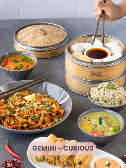 Gemini, you are curious. You'll want to try a bit of everything from this diverse Oriental platter.