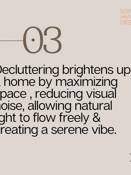 Tip 3: Decluttering is key. Reducing visual noise allows natural light to flow freely and creates a serene vibe, making your home feel instantly brighter and more calming.