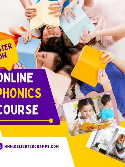 Give your child the skills they need for reading success. This image represents the core of my online phonics course, where children learn to love books and become confident readers through interactive and supportive instruction.