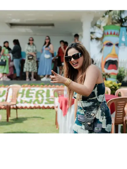Laughter is the best connector. Sharing a fun moment during a team-building activity.