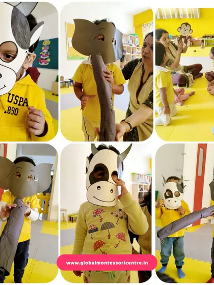 Our playgroup's animal-themed month included activities like making a fish tank, learning about different animals, and even creating animal masks.