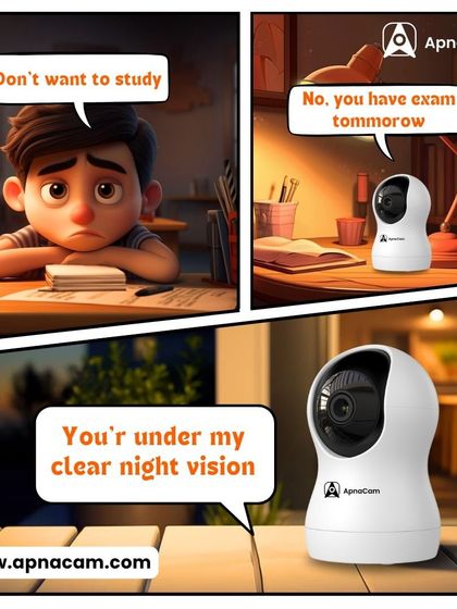 A playful take on how our Z11 camera's clear night vision can help with parenting. It's about more than just security; it's about staying connected.