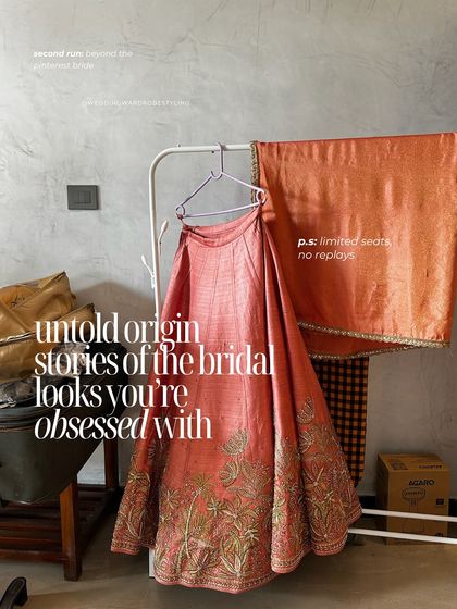 We explore the untold origin stories of the bridal looks you're obsessed with. This workshop is a bridal point-of-view reset, designed for honest conversations and to help you beat inspiration fatigue with simple, effective hacks.