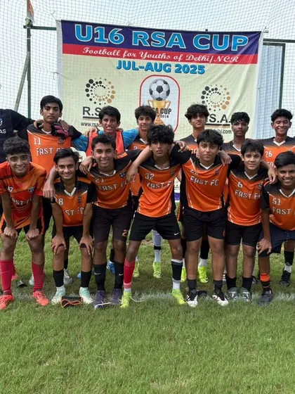 Our U16 team after a strong start in the RSA Cup, with two big wins in their first two matches.