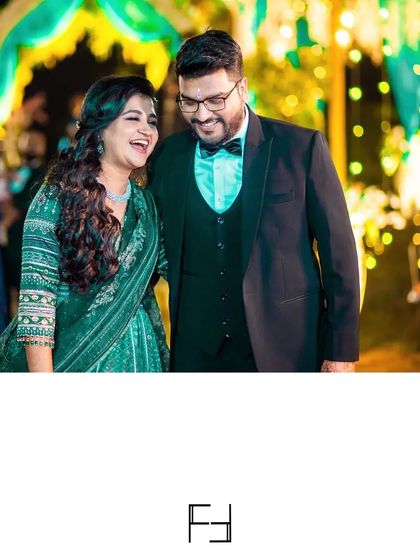 Capturing pure, uninhibited laughter is one of my greatest joys as a photographer. This candid shot of Nidhi and Himanshu sharing a laugh during their reception is full of genuine happiness.