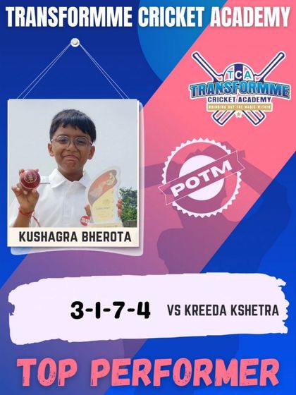 Transform Cricket Academy - Junior Cricket Coaching Program Star Performers: Celebrating Individual Excellence photo 89