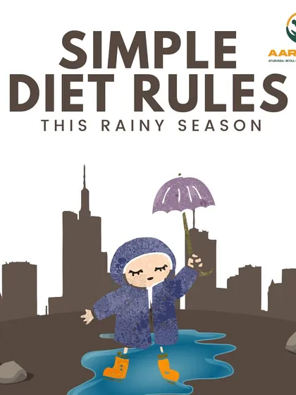 The rainy season can weaken digestion. We offer simple Ayurvedic diet rules to help you stay healthy during the monsoon, ensuring your body remains balanced and strong.