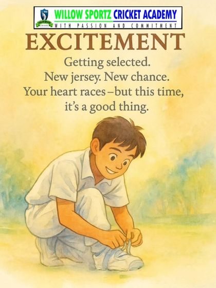 The excitement of getting selected for a team. We help our players prepare for these opportunities and cherish them.