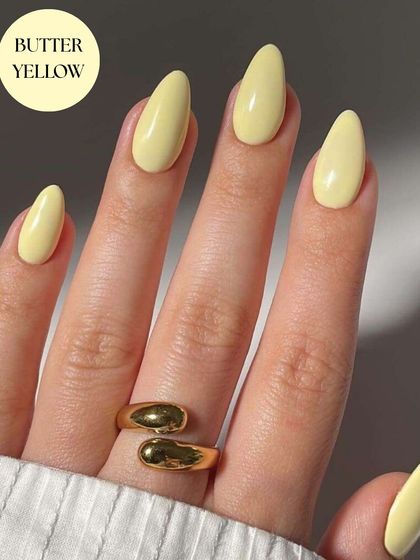 Soft and sweet, this butter yellow is a cheerful and trendy shade that's perfect for spring and summer.