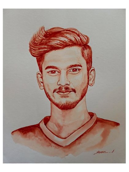 Sharan Ediga - Custom Portrait Art Blood Portraits: Your Story in Art photo 87