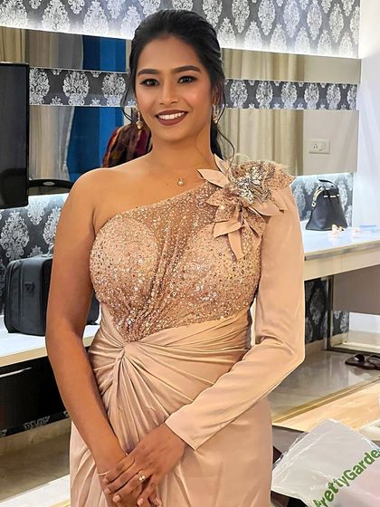 Shwetha Mahadev - Bridal Makeup Artistry Modern Reception & Sangeet Glam photo 23