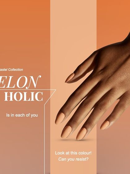 Introducing one of the beautiful shades from my "Master of Pastel" collection. This 'Melon-holic' color is a soft, peachy nude that is subtle, sophisticated, and perfect for any occasion.