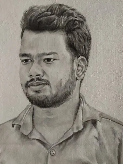 This portrait was part of my follower sketch series. I am skilled at capturing a variety of faces and expressions.