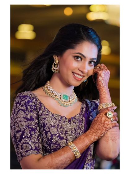 Geethanjali Venkatesh - Special Occasion Makeup Regal Reception & Sangeet Glam photo 129