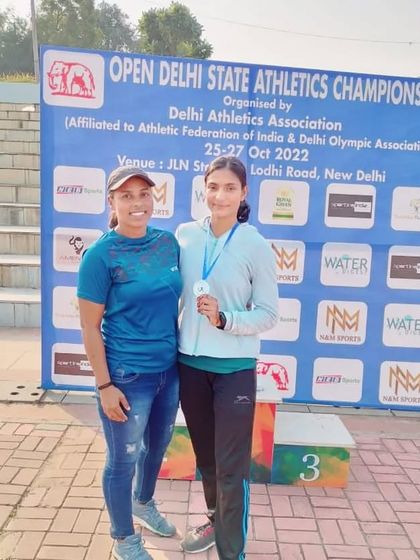 The spirit of our academy is about pushing each other to be better. Here are two of my athletes celebrating a victory together at the JLN Stadium.