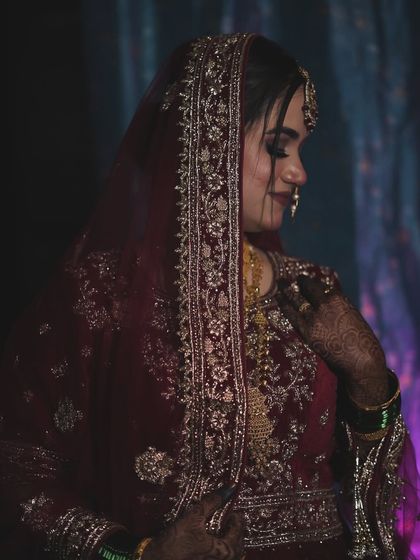 The Royal Bride: Red & Maroon Looks photo 27