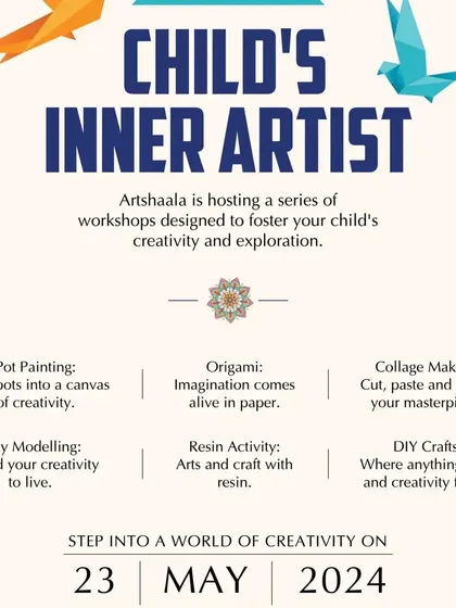 We host a variety of workshops to foster creativity, including pot painting, clay modeling, resin art, and other DIY crafts. Join us to step into a world of imagination.