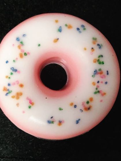 Who wouldn't love a donut soap? This one looks good enough to eat, complete with pink frosting and sprinkles, but it's actually a lovely, gentle soap for your skin.