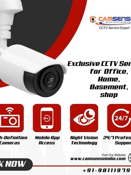 I provide exclusive CCTV services for offices, homes, basements, and shops. My systems include high-definition cameras, mobile app access, night vision, and 24/7 professional support.