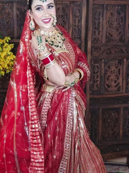 Timeless Red & Maroon Bridal Lehengas photo 24