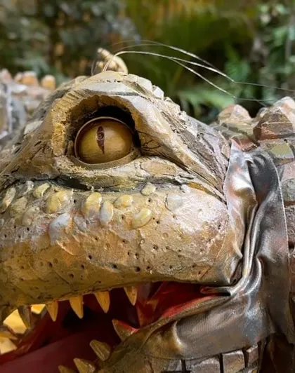 This is where my passion for practical effects comes to life. I create hyper-realistic puppets, like this crocodile for a Netflix film promotion, focusing on details like the texture of the skin and the glint in the eye to make the unreal feel real.