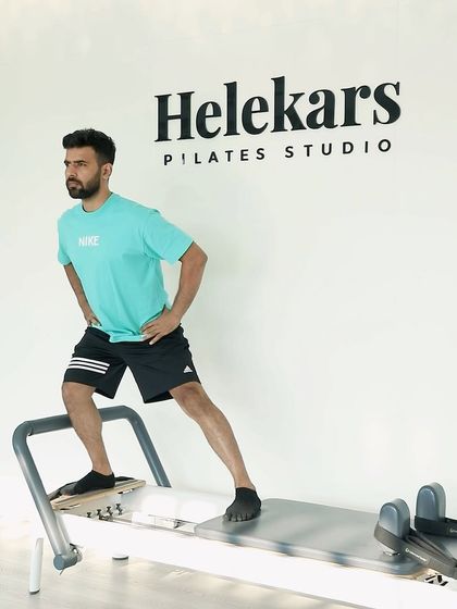 Is Pilates good for men? Absolutely. It builds functional strength, improves flexibility, and enhances athletic performance, as demonstrated by our coach here.