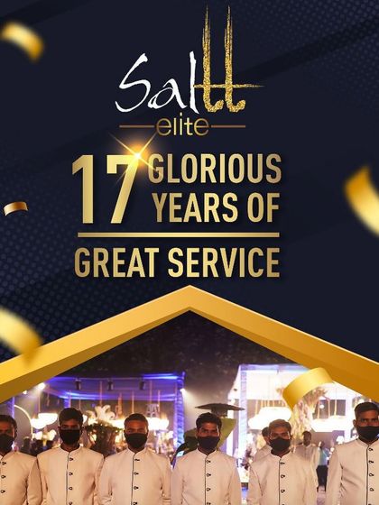 Celebrating 17 glorious years of great service. This image honours our dedicated service team, the backbone of our company, who ensure every guest feels like a VIP.