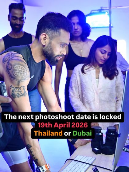 An announcement for the next photoshoot in 2026, in either Thailand or Dubai. This is the ultimate incentive for my dedicated clients.