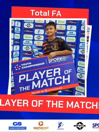 Player of the Match for an amazing performance against Srima FC.