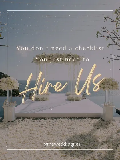 Wedding planning can be overwhelming, but it doesn't have to be. Forget the endless checklists and chaos. Our job is to handle every detail, so you can simply enjoy the journey to your big day.