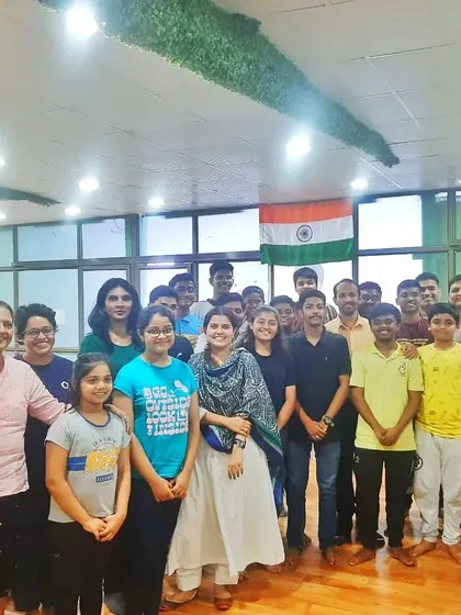 A mental training session conducted at our Chembur branch before a major championship. The mental game is just as important as the physical one.