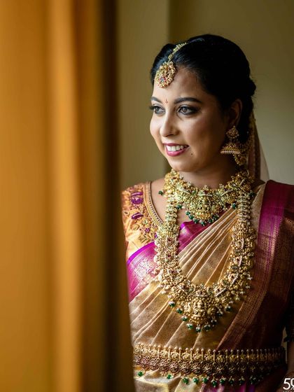 Sneha Kiran - Bridal & Event Makeup Artistry Traditional South Indian Muhurtham Brides photo 93