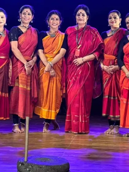 'Songs of the Millstone' is a production very close to my heart, giving voice to the stories of working women. Here, my dancers and I embody the spirit of these unsung heroines, blending folk traditions with the vocabulary of classical dance to create a powerful narrative.