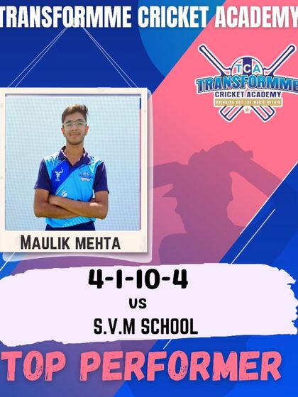 Transform Cricket Academy - Advanced Competitive Cricket Training The Record Breakers: Individual Player Achievements photo 36