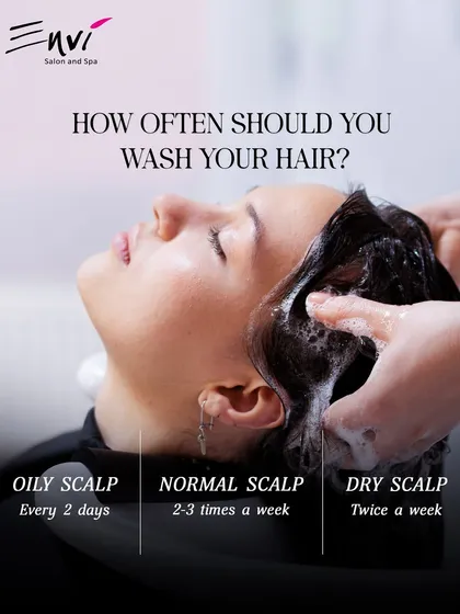 How often should you wash your hair? It depends on your scalp type. This guide gives you a simple breakdown for oily, normal, and dry scalps.