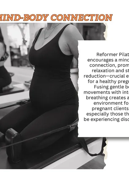 Pilates is all about the mind-body connection. For pregnant clients, this focus on intentional breathing and gentle movement helps reduce stress and manage discomfort, promoting a healthier, calmer pregnancy.