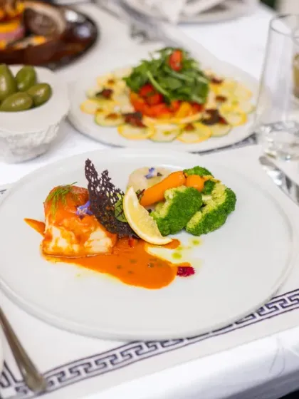 Our Basque-style cod, gently simmered in a rich tomato and pepper sauce. This dish is a tribute to the coastal culinary traditions of Spain and is full of delicate flavour.