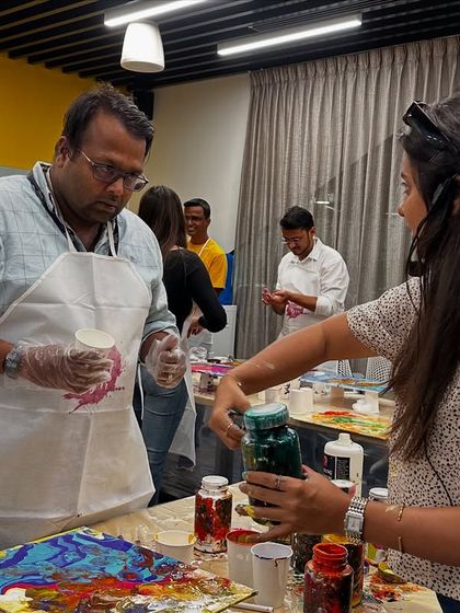 Paint Bar - Private Paint Parties Creative Team Building photo 11