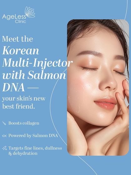 Meet your skin's new best friend: the Korean Multi-Injector with Salmon DNA. This treatment is a powerhouse for boosting collagen and targeting fine lines, dullness, and dehydration to give you that signature K-beauty radiance.