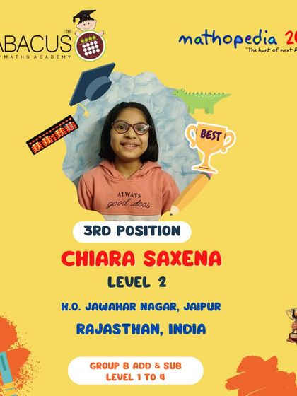 Abacus D Maths Academy - Educational Franchise & Teacher Training Mathopedia: Our Annual Competitions photo 66