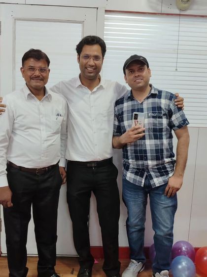 A moment of celebration with colleagues. We believe in acknowledging the hard work and milestones of every member of our legal family.