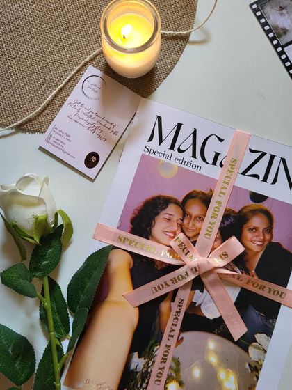 A special edition magazine, wrapped with a "Special For You" ribbon. It’s the perfect birthday gift for a best friend.