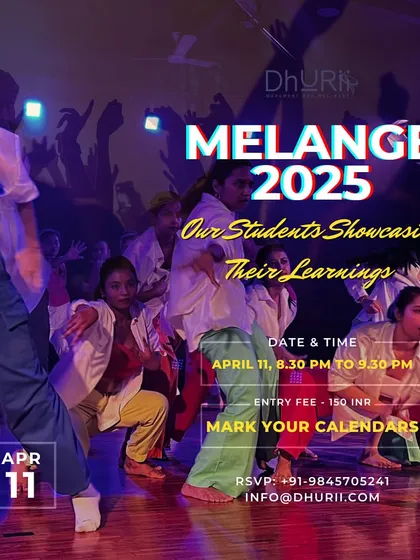 Feel the electric energy of Mélange, our showcase celebrating the journey of our graduating Toolbox course students. This is a night of pure joy and support, where every performer shines and the entire community comes together to cheer them on. It embodies the growth and connection we foster in our studio.