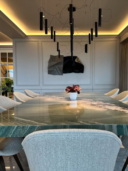 A final shot of this incredible dining space, a project I was proud to be a part of.