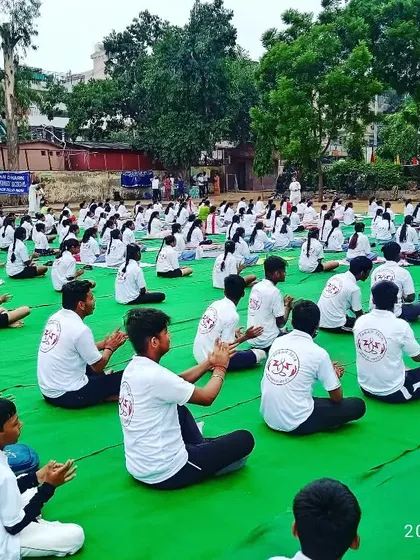 Our students participating enthusiastically in the Yoga Day program. We believe in a holistic approach to athlete development.