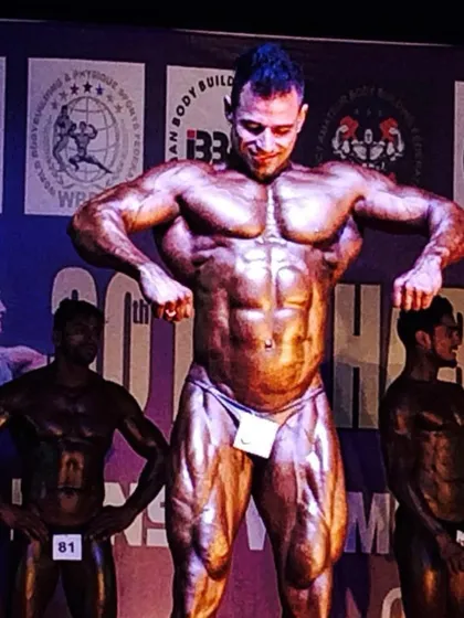 This is the dream we work for. My client owning the stage with a physique built through dedication. This is the final product of our personalized competition prep and posing guidance.