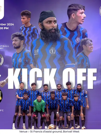 Game on! Our squad is ready to kick off against Shelar FC in the Borivali Football Championship League.