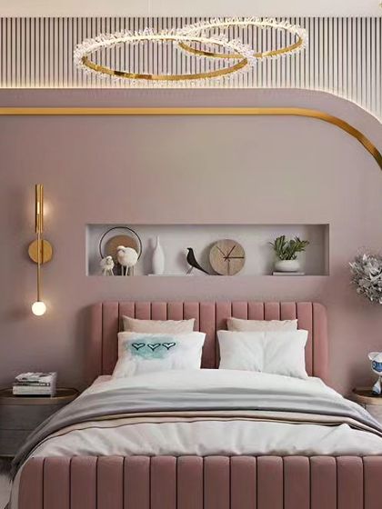 Dreaming in Colors & Textures - Modular Interiors & Room Renovation Serene Master Bedrooms photo 14