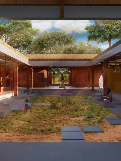 Duplicate of the central courtyard rendering.