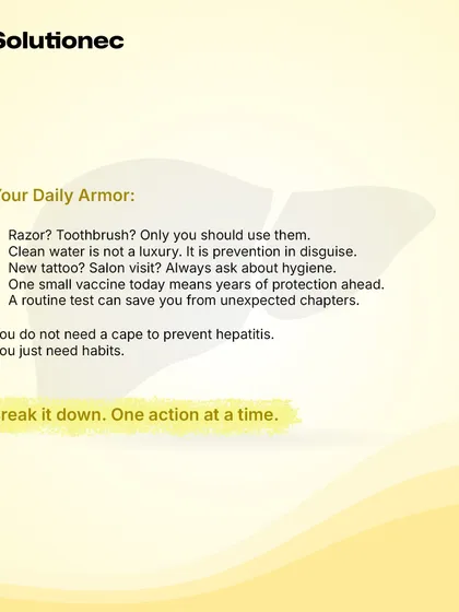 Preventing hepatitis does not require grand gestures, but powerful daily habits. This list of simple actions, from using a personal razor to ensuring hygiene at salons, serves as a practical guide to building your "daily armor" against the disease.